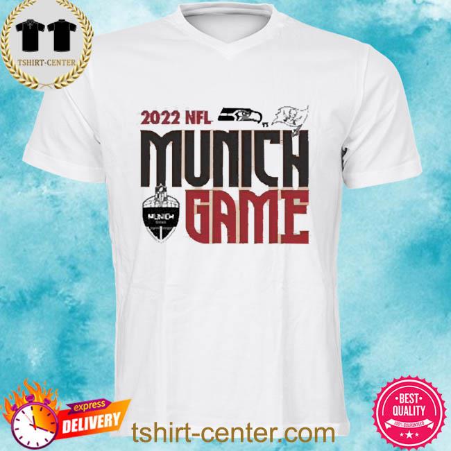 Official Seattle Seahawks vs Tampa Bay Buccaneers 2022 NFL Munich Game Shirt
