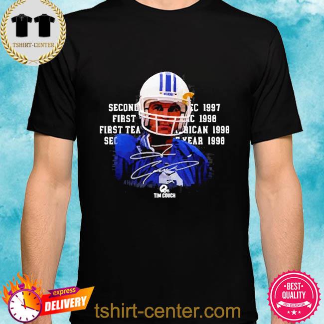 Official Tim Couch Legend Signature Shirt