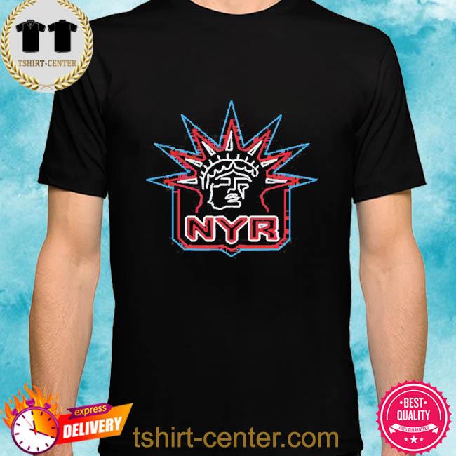 Athlete Logos New York Rangers Statue Of Liberty Jersey Neon Shirt