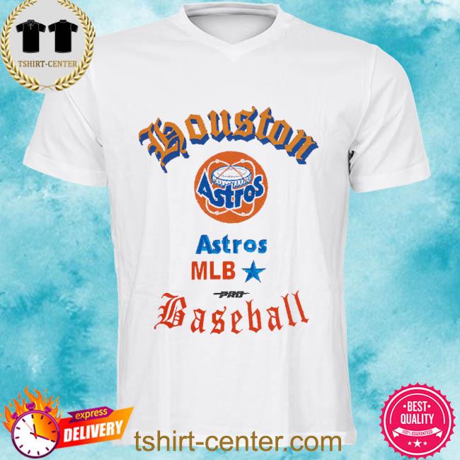 Houston Astros Pro Standard Cooperstown Collection Old English T-Shirt -  Cream