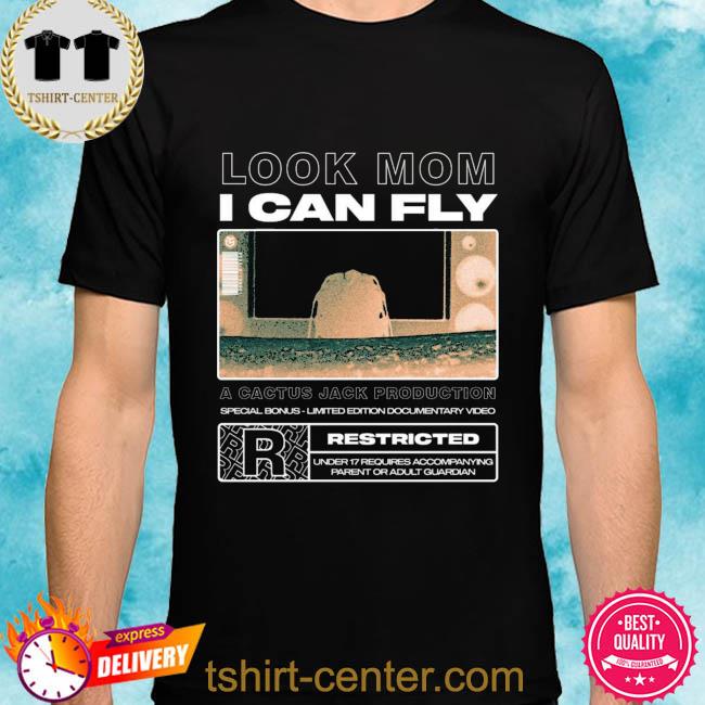 Premium look mom I can fly a cactus jack production travis scott graphic shirt