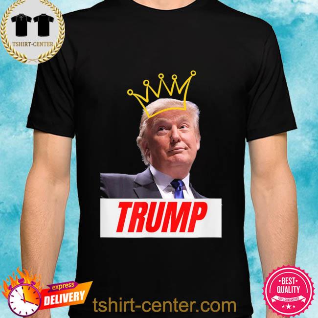 Premium president Donald Trump with crown letter box shirt