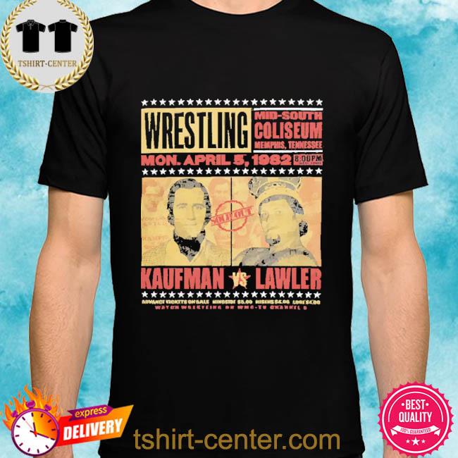 Premium pro Wrestling Tees Kaufman Vs Lawler Shirt