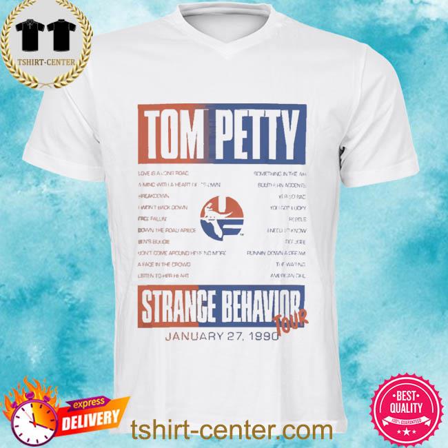 Tom Petty Day X Florida Collection Strange Behavior Tour T Shirt