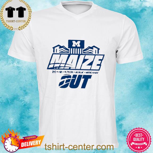 University of Michigan football Maize out game 2022 T-shirt