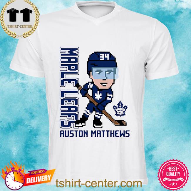 Premium auston Matthews Toronto Maple Leafs Youth Pixel Player 2.0 T-Shirt