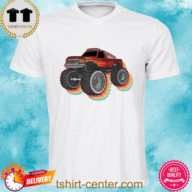 Premium cool Monster Truck Art For Men Women Vintage Monster Truck T-Shirt