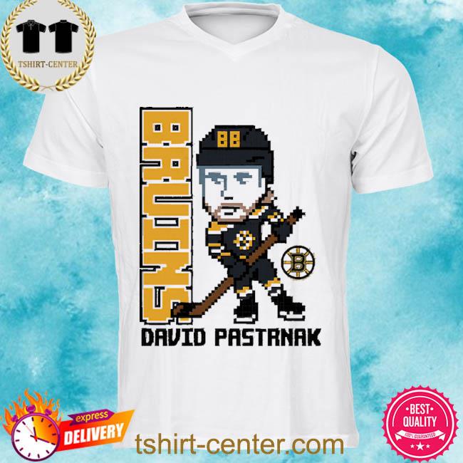 Premium david Pastrnak Boston Bruins Youth Pixel Player 2.0 T-Shirt