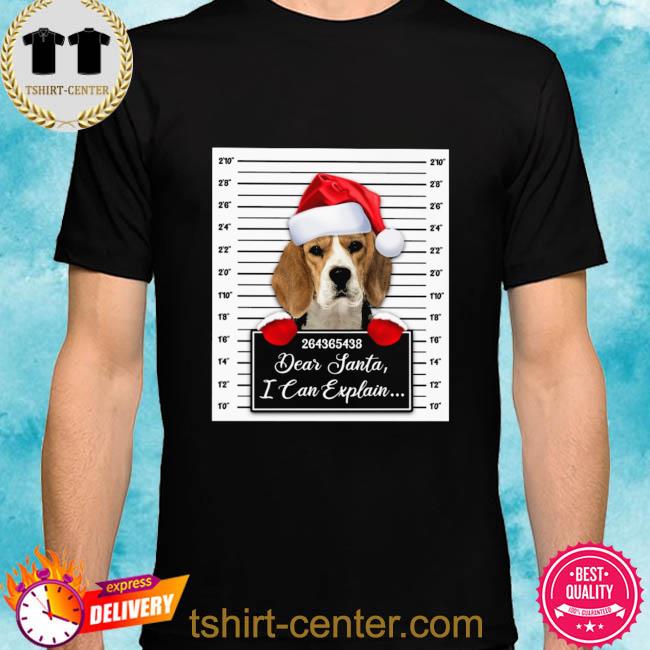 Premium funny Santa Beagle dear santa I can explain 2022 Christmas Sweater