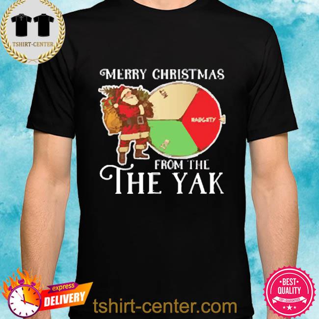 Premium merry Christmas From The The Yak Barstool Sports 2022 Sweatshirt