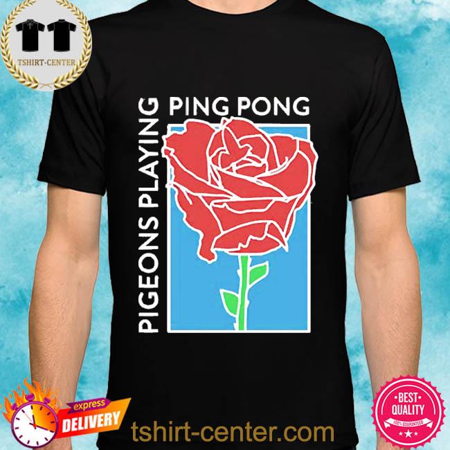 Premium pigeons Playing Ping Pong Rose Shirt