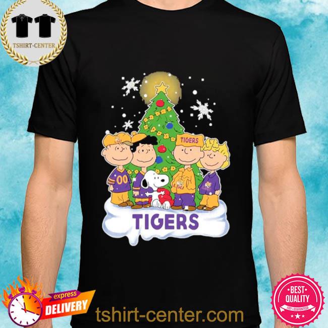 Snoopy The Peanuts LSU Tigers Christmas Sweatshirt