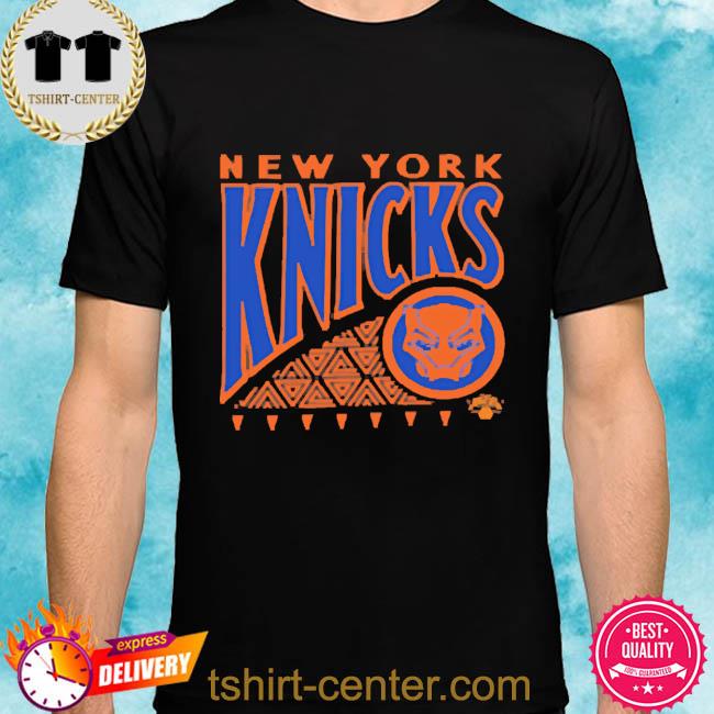 Junk Food Knicks Black Panther Pattern Shirt