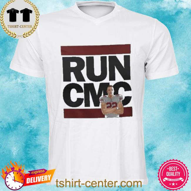 Big Bad Tees Funny Christian McCaffrey Fantasy Football T-Shirt | Run CMC Women's Tee / White / XL