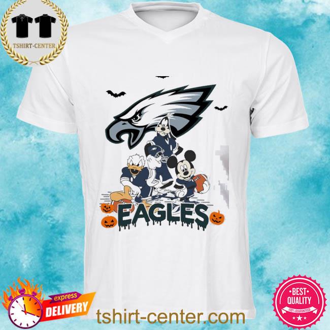 Mickey Gangster And Car Philadelphia Eagles T-Shirt - Cruel Ball