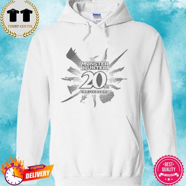 Monster Hunter 20th Anniversary Logo New 2024 T-Shirts hoodie.jpg