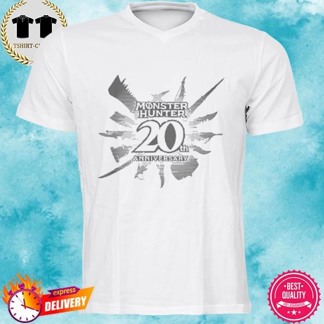 Monster Hunter 20th Anniversary Logo New 2024 T-Shirts