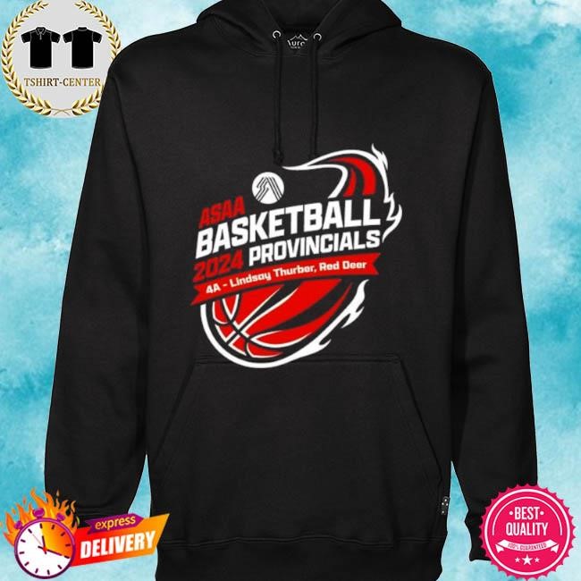 Official 2024 ASAA Basketball Provincials 4A Lindsay Thurber Red Deer Tee Shirt hoodie.jpg