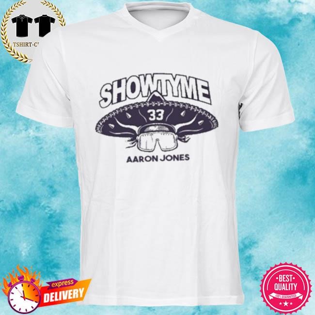 Official Aaron Jones Showtyme Minnesota Tee Shirt