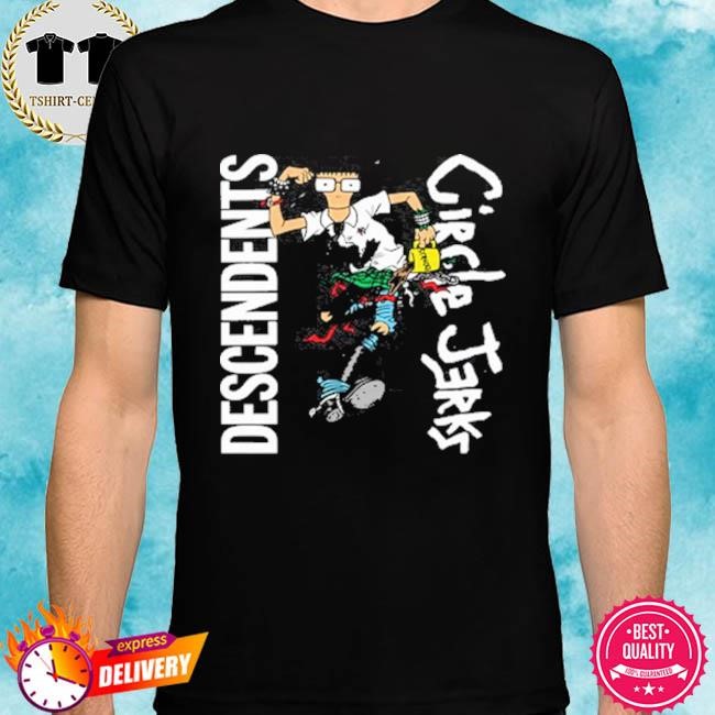 Official Descendents Circle Jerks Trust Records Tee Shirt