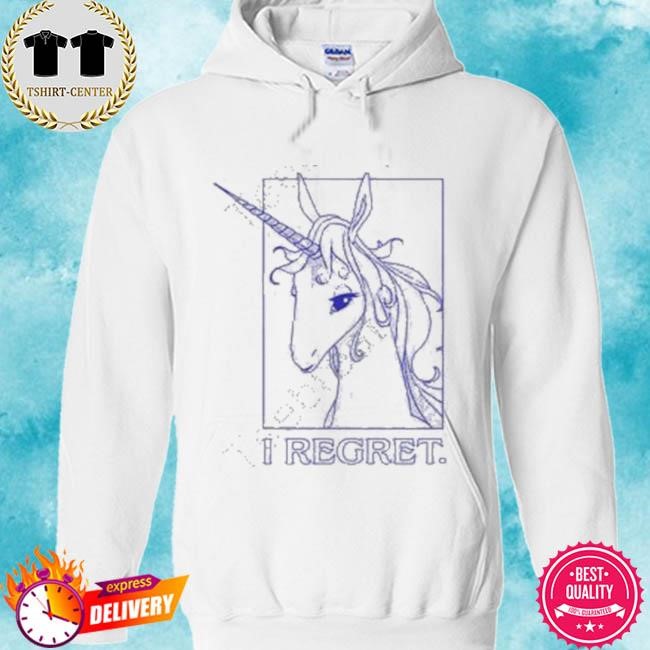 Official I Regret Unicorn Tee Shirt hoodie.jpg