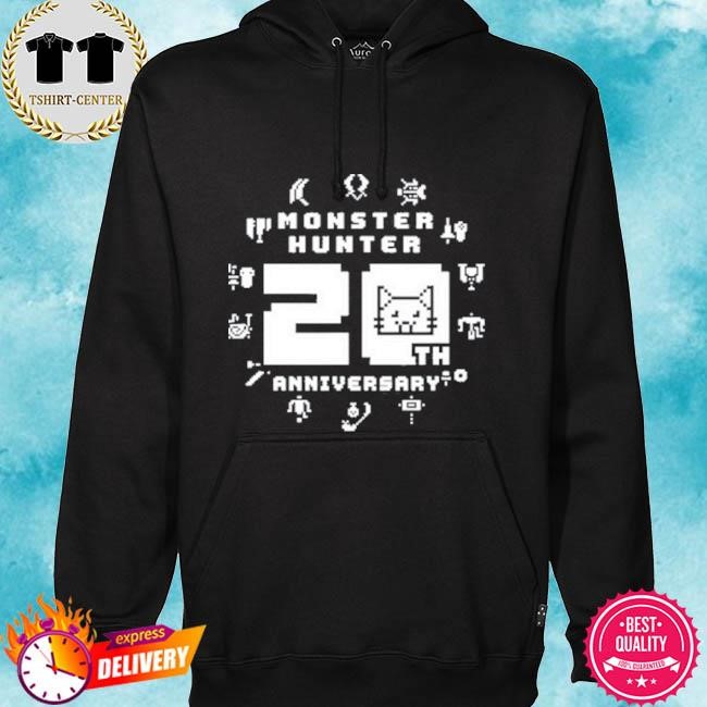 Official Monster Hunter 20th Anniversary Cute Tee Shirt hoodie.jpg