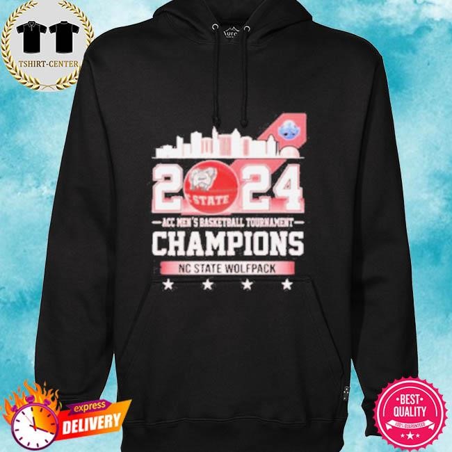 Official NC State Wolfpack 2024 ACC Men’s Basketball Tournament Skyline Tee Shirt hoodie.jpg