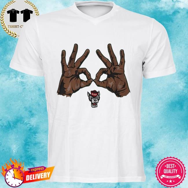 Official Nc State Basketball Three Goggles Tee Shirt