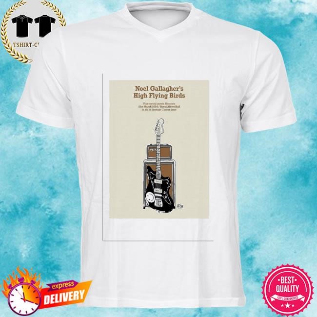 Official Noel Gallagher Royal Albert Hall London, UK March 21, 2024 Tee Shirt
