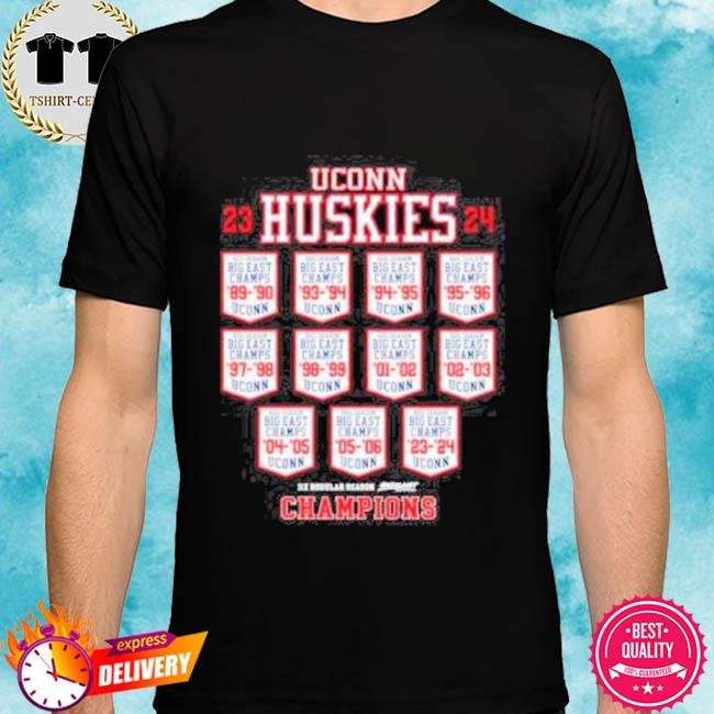 Official Uconn Huskies Champions Ncaa 2024 T-Shirt