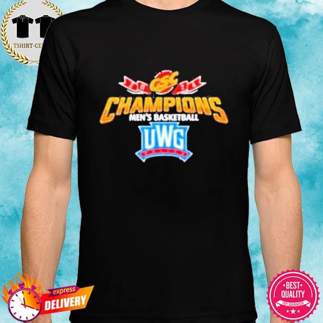 Official University Of West Georgia 2024 Gsc Champions Men’S Basketball Tee Shirt