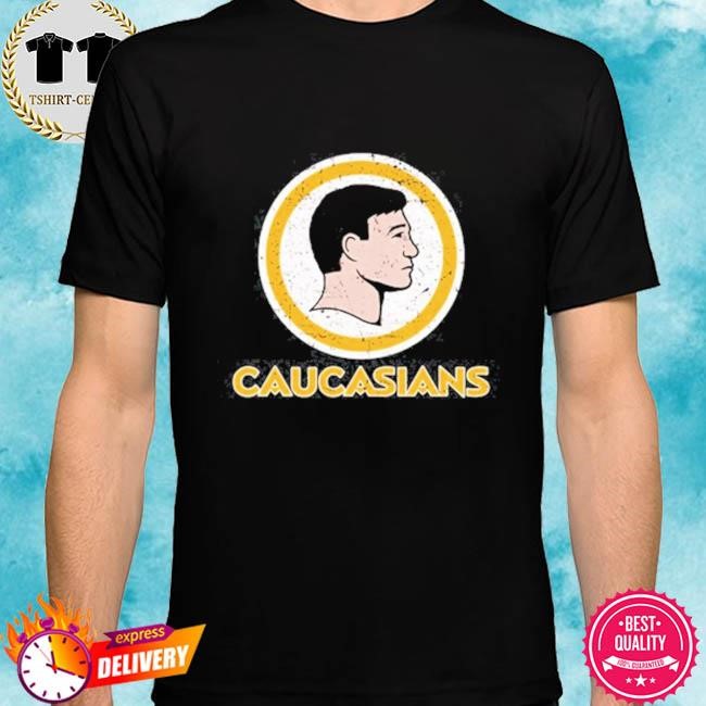 Official Washington Caucasians Redskins Tee Shirt