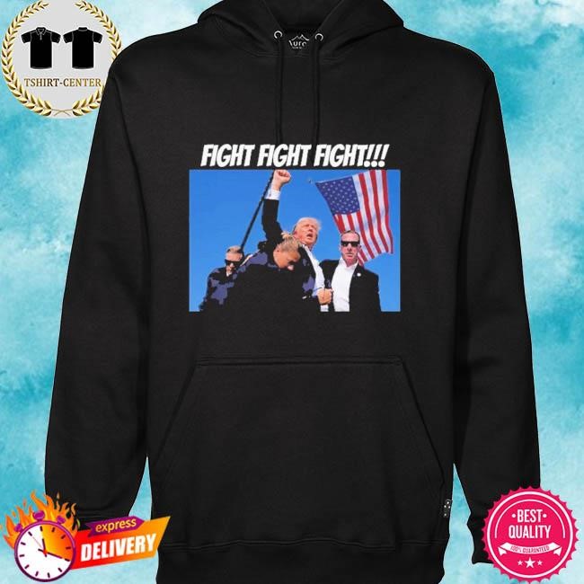 Donald Trump 2024 Fight Shirt Trump Rally Political Assassination Attempt Tee hoodie