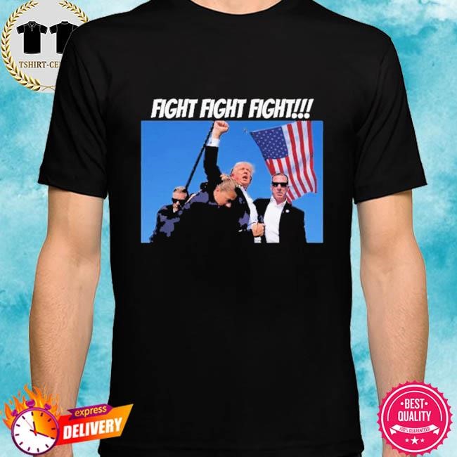 Donald Trump 2024 Fight Shirt Trump Rally Political Assassination Attempt Tee