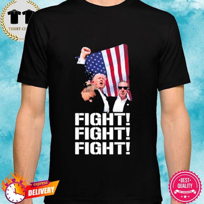 Donald Trump Shot T-Shirt - Fight - Trump 2024 Shirt