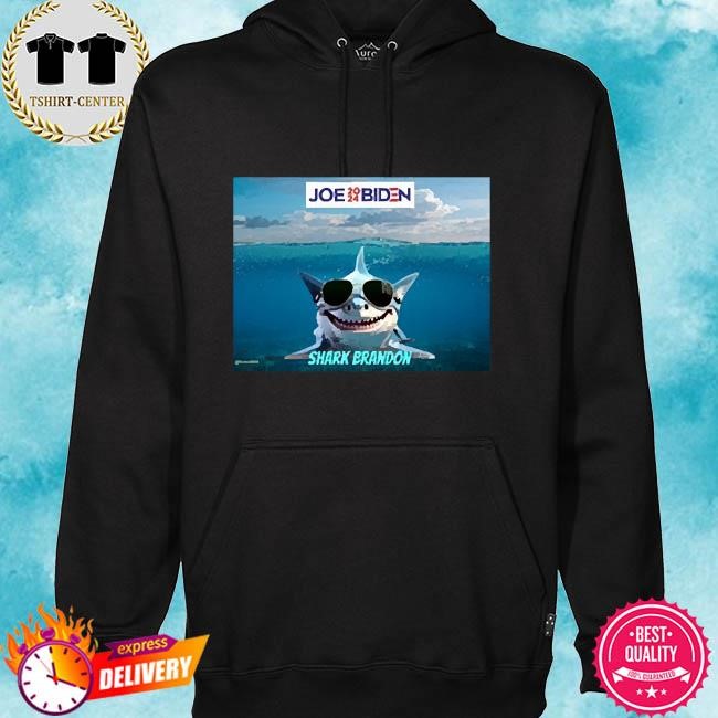 Firedup79 Shark on Joe Biden 2024 hoodie