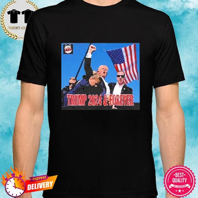Trump 2024 & Forever Shooting T-Shirt