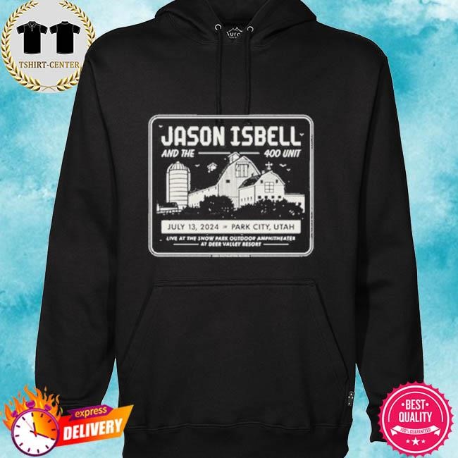 Official Jason Isbell And The 400 Unit Tour 2024 Park City UT hoodie