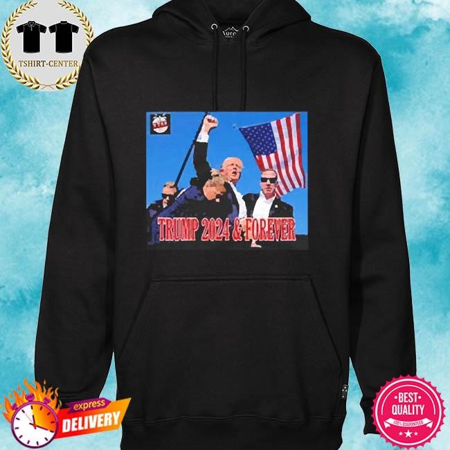Trump 2024 & Forever Shooting hoodie