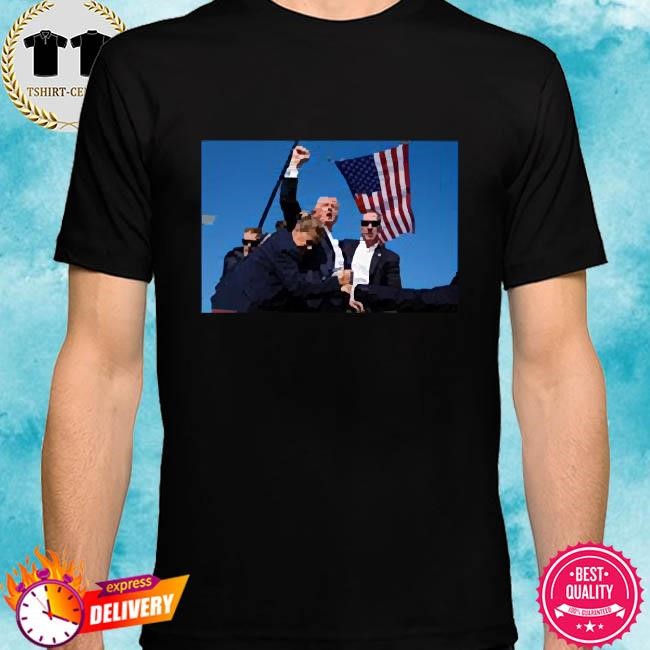 Trump Defiant Determined Post-Assassination Attempt Shirt