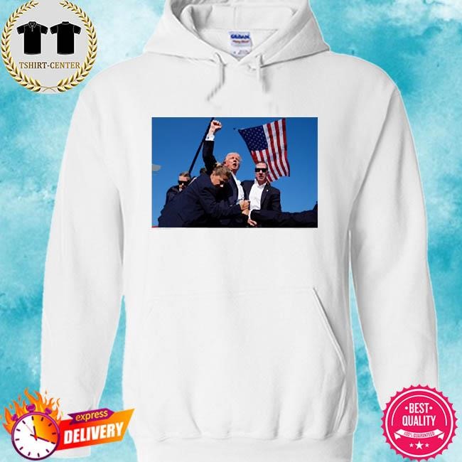 Trump Rushed Offstage After Gunshots Ring Out At Pa Rally Photo Hot hoodie