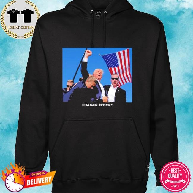 Trump Shot Assassination Attempt Fist Raised hoodie