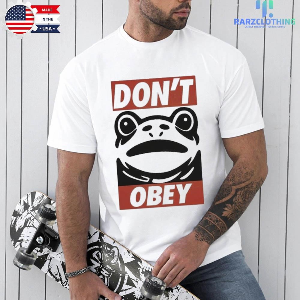 Portland Frog Don’t Obey Frog 2025 t